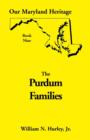 Image for Our Maryland Heritage, Book 9 : Purdum Families