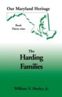 Image for Our Maryland Heritage, Book 39 : The Harding Families