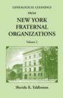 Image for Genealogical Gleanings from New York Fraternal Organizations, Volume 2