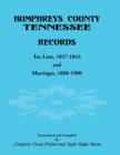 Image for Humphreys County, Tennessee Records