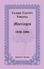 Image for Clarke County, Virginia Marriages, 1836-1886