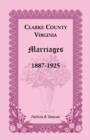 Image for Clarke County, Virginia Marriages, 1887-1925