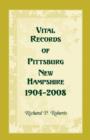 Image for Vital Records of Pittsburg, New Hampshire, 1904-2008