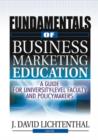 Image for Fundamentals of Business Marketing Education