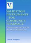 Image for Validation Instruments for Community Pharmacy : Pharmaceutical Care for the Third Millennium