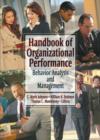 Image for Handbook of Organizational Performance