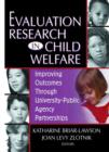 Image for Evaluation Research in Child Welfare