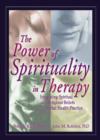 Image for The power of spirituality in therapy  : integrating spiritual and religious beliefs in mental health practice