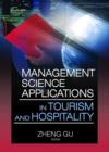Image for Management Science Applications in Tourism and Hospitality
