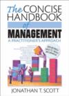 Image for The concise handbook of management  : a practitioner&#39;s approach