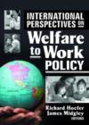 Image for International Perspectives on Welfare to Work Policy