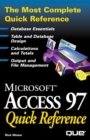 Image for Microsoft Access 97 Quick Reference