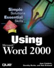 Image for Using Microsoft Word 2000