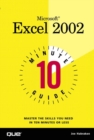 Image for Microsoft Excel 2002  : 10 minute guide