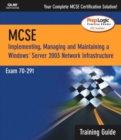 Image for MCSA/MCSE 70-291 Training Guide