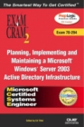 Image for MCSE planning, implementing, and maintaining a Microsoft Windows Server 2003 Active Directory Infrastructure  : exam 70-294