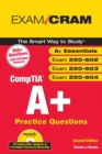 Image for A+ certification practice questions  : (exams 220-401, 220-402)
