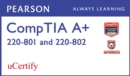 Image for CompTIA A+ 220-801 and 220-802 Pearson uCertify Course Student Access Card