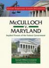 Image for Mcculloch v. Maryland