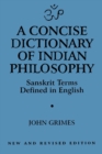 Image for A Concise Dictionary of Indian Philosophy