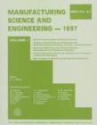 Image for Manufacturing Science and Engineering