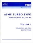 Image for Turbo Expo 2007 v. 2; Combustion and Fuels, and Electric Power