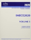 Image for Proceedings of the ASME 2020 International Mechanical Engineering Congress and Exposition (IMECE2020) Volume 5