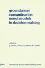 Image for Groundwater Contamination: Use of Models in Decision-Making