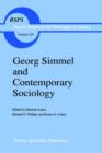 Image for Georg Simmel and Contemporary Sociology