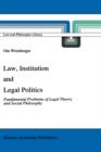 Image for Law, Institution and Legal Politics