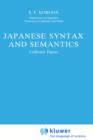 Image for Japanese Syntax and Semantics