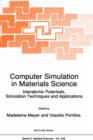 Image for Computer Simulation in Materials Science