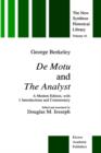 Image for De Motu and the Analyst