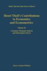 Image for Henri Theil’s Contributions to Economics and Econometrics