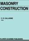 Image for Masonry Construction : Structural Mechanics and Other Aspects