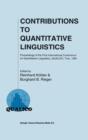 Image for Contributions to Quantitative Linguistics : Proceedings of the First International Conference on Quantitative Linguistics, QUALICO, Trier, 1991