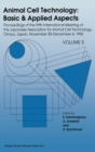 Image for Animal Cell Technology : Basic and Applied Aspects : v. 5 : Proceedings of the Fifth International Meeting of the Japanese Association for Animal Cell Te