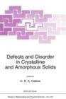 Image for Defects and Disorder in Crystalline and Amorphous Solids