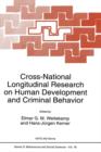 Image for Cross-National Longitudinal Research on Human Development and Criminal Behavior