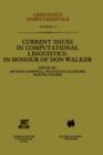 Image for Current Issues in Computational Linguistics: In Honour of Don Walker