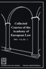 Image for Collected Courses of the Academy of European Law:European Community Law, 1992