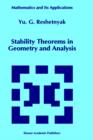 Image for Stability Theorems in Geometry and Analysis