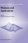 Image for Minimax and Applications