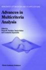 Image for Advances in Multicriteria Analysis