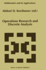 Image for Operations Research and Discrete Analysis