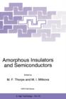Image for Amorphous Insulators and Semiconductors