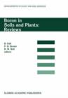 Image for Boron in Soils and Plants: Reviews