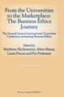 Image for From the universities to the marketplace  : the business ethics journey