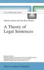 Image for A Theory of Legal Sentences