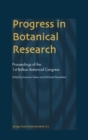 Image for Progress in Botanical Research : 1st : Proceedings of the Balkan Botanical Congress